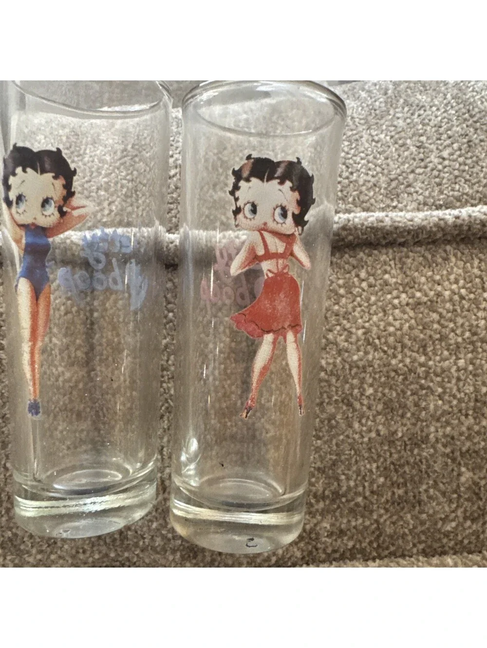 Betty Boop Shot Glasses